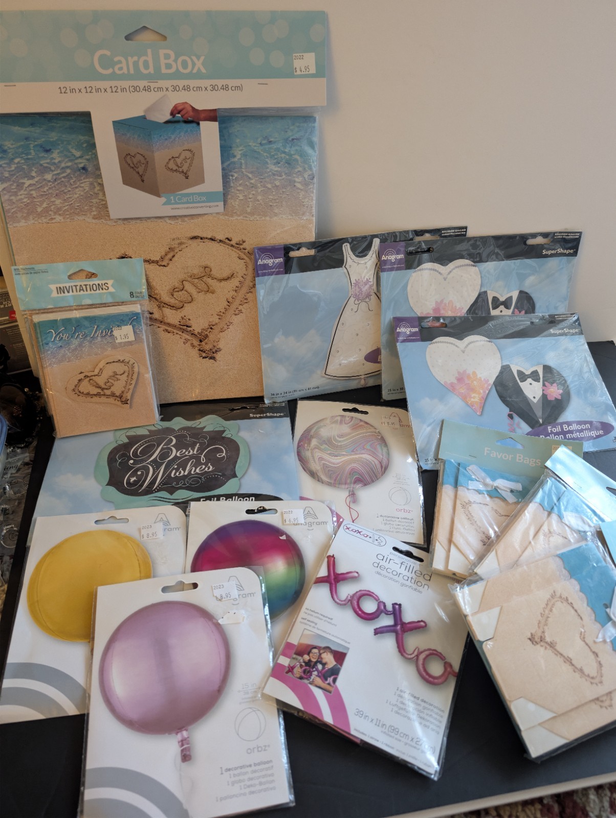 Anagram SuperShape Wedding Hearts Foil Balloons & Party Supplies Bridal Shower