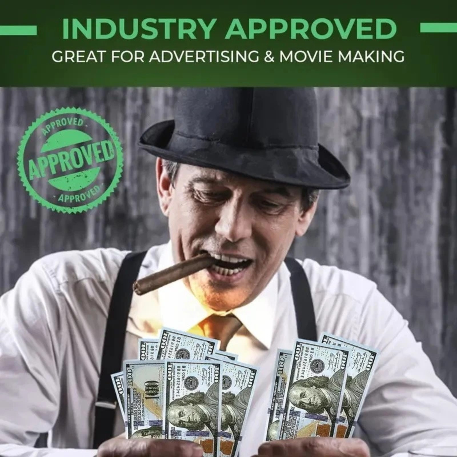 Fake Dollars Money Movie Prop Games Prank $100 Bills 100 Sheets