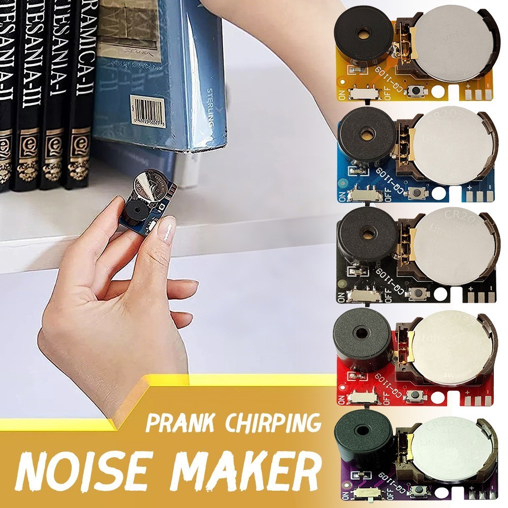 1~5x Noise Cricket Hidden Pranks Chirp Boring Noise Sound Maker Cricket Beep
