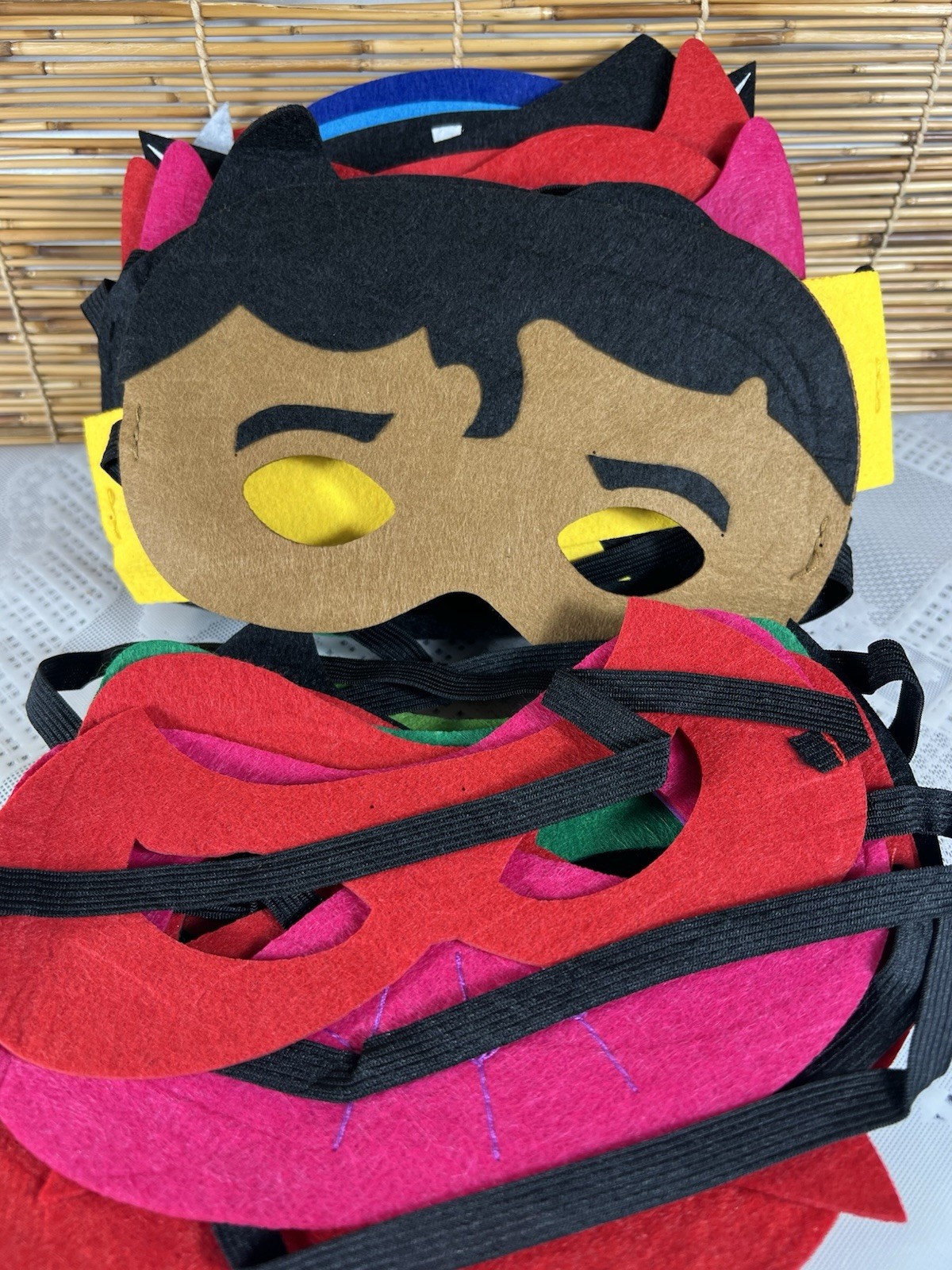 Superhero Masks Party Favors for Kids 30 Pcs Cosplay Birthdays Decorations