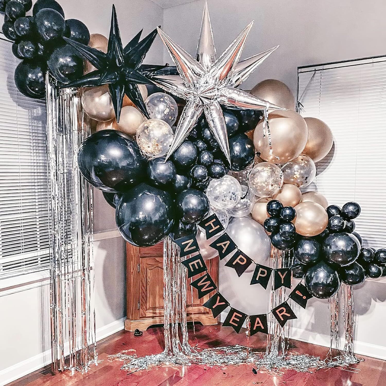 Star Burst Explosion Foil Balloons LARGE Cone Point Spike BIRTHDAY Wedding Party