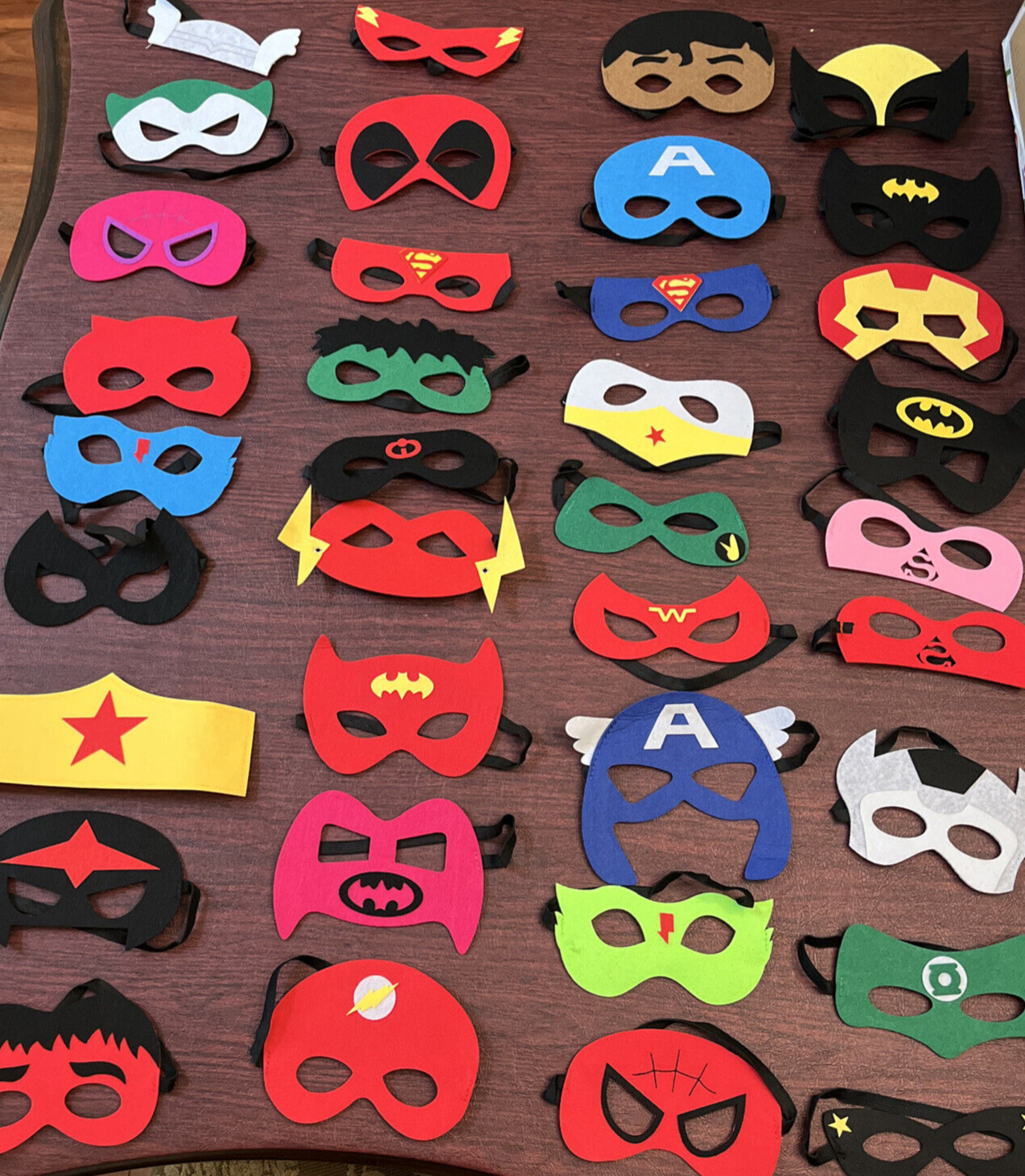Superhero Masks Party Favors for Kids 36 Pcs Kids Super Hero Cosplay NEW