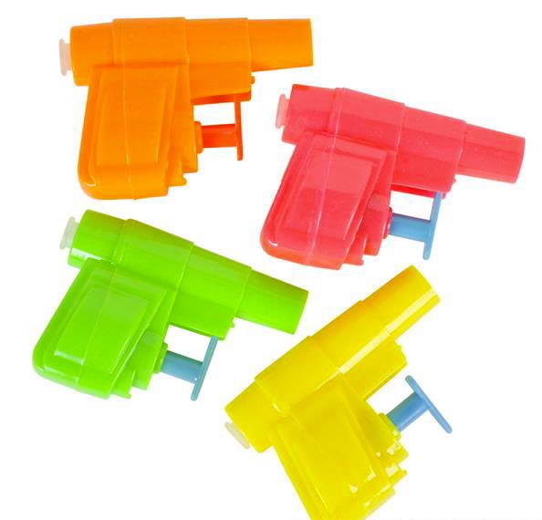 LOT OF 24 MINI WATER GUN PISTOL BEACH POOL TOY PARTY GOODY BAG CARNIVAL LUAU