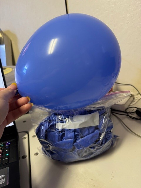 Bulk Lot of Classic Blue Latex Balloons 100+ Party Decoration New!!!