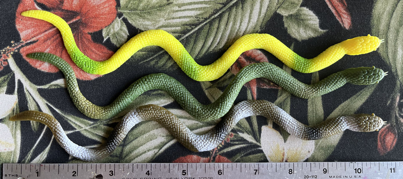 Toy Snakes (12) – Flat – Medusa?