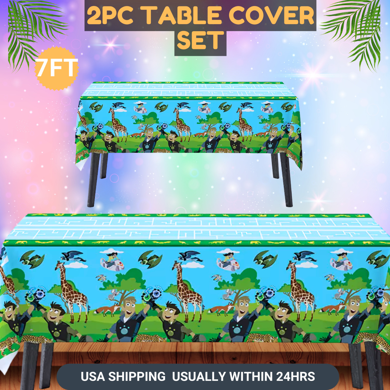 WILD KRATTS TABLEWARE birthday party supplies favor centerpiece decoration theme