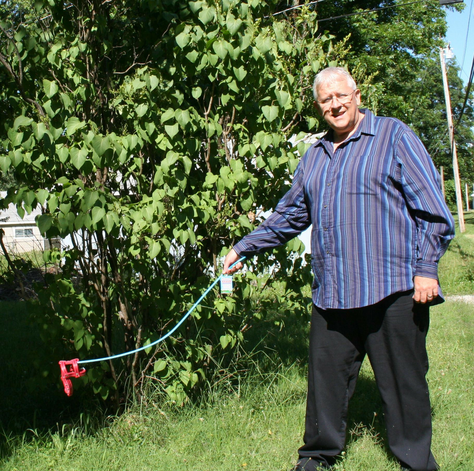 Invisible Dog Leash theatrical stage parade prop joke prank comedy clown fun gag