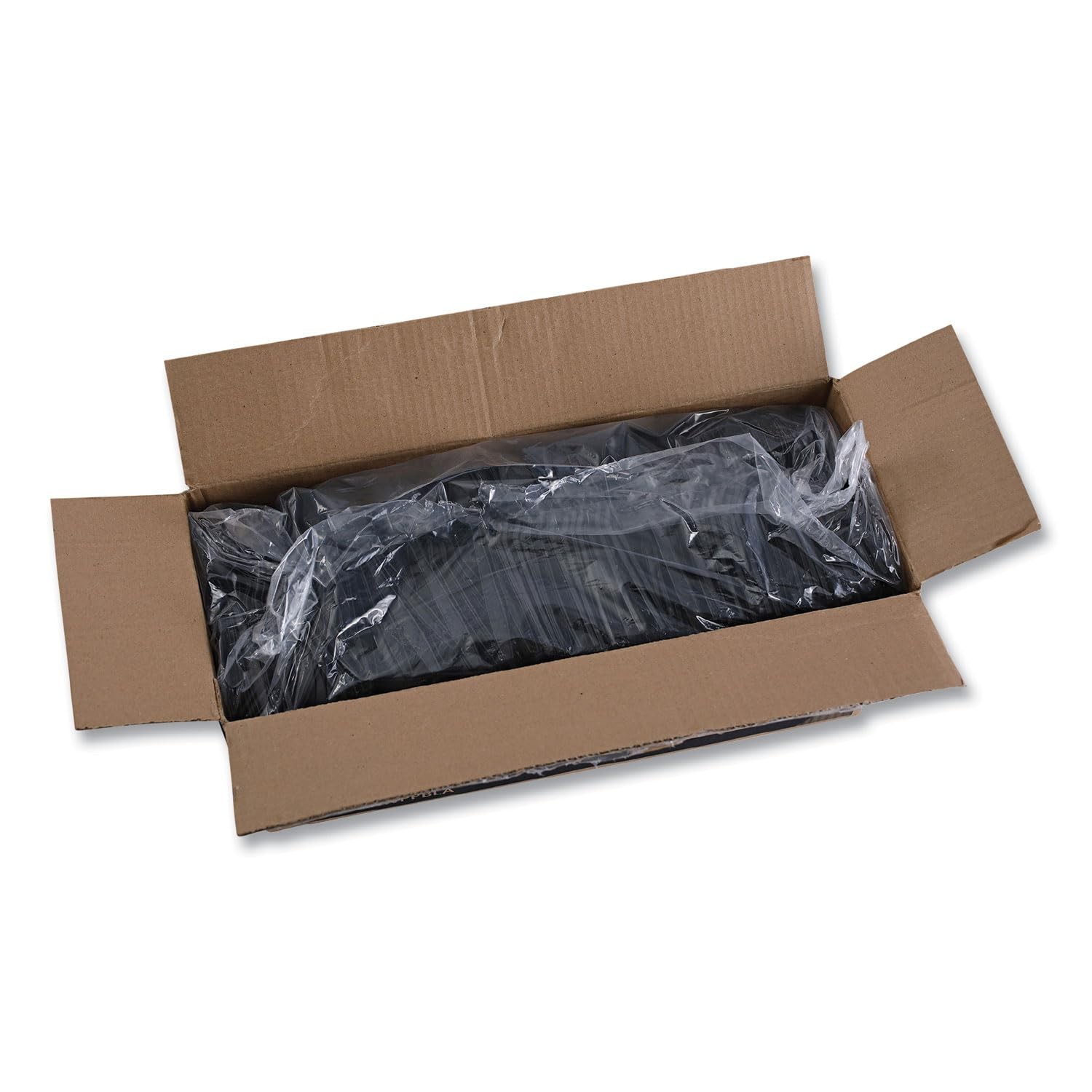1000 PCS Black Heavyweight Polypropylene Plastic Cutlery Teaspoons Disposable