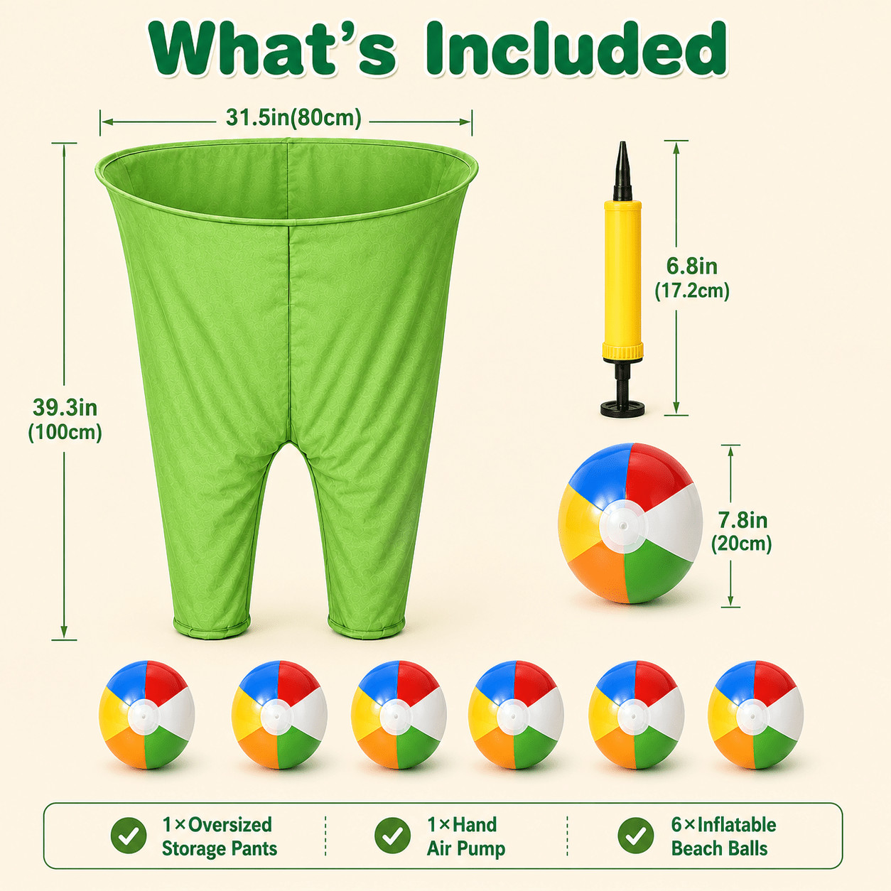 Funny oversized elastic game pants full game set