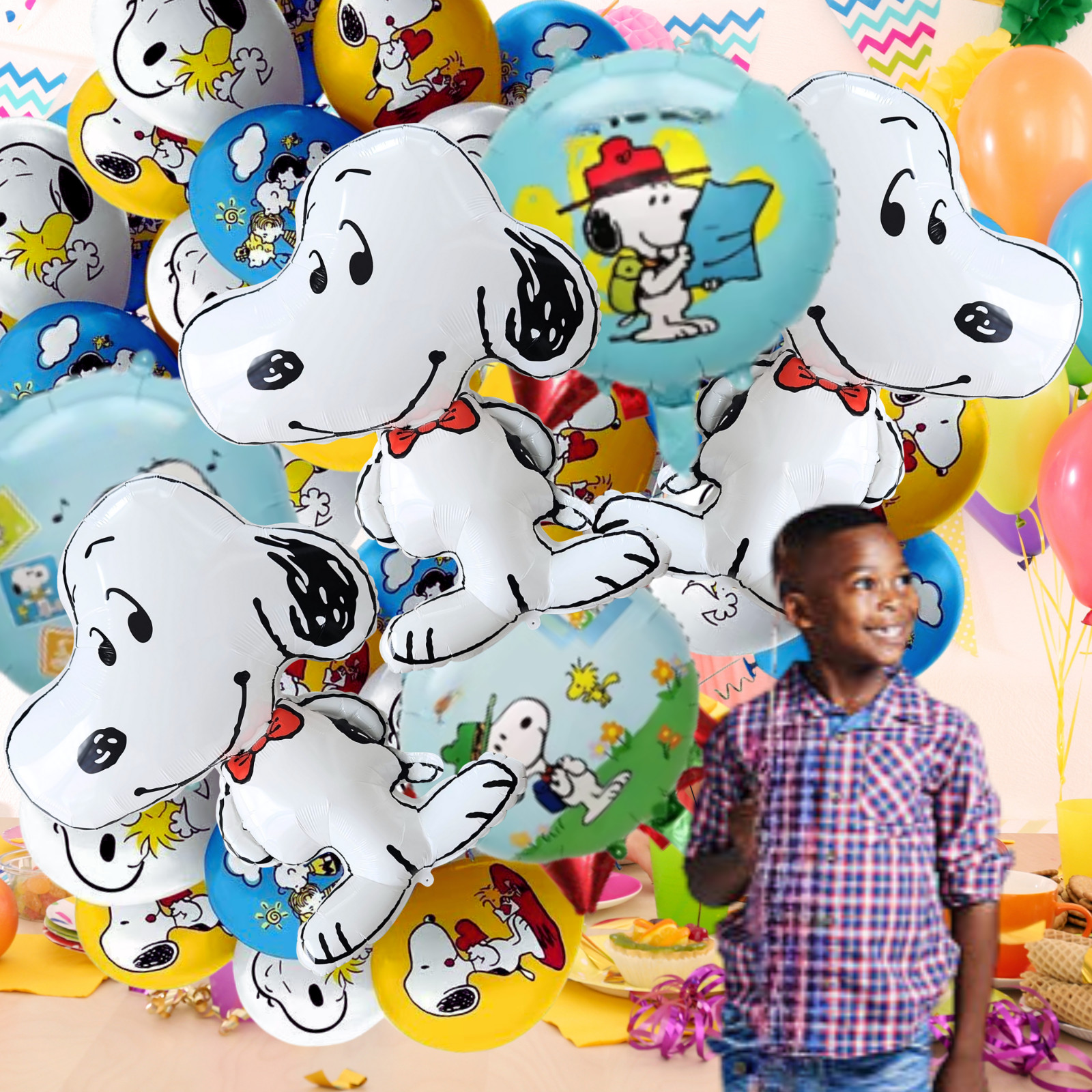 Snoopy Dog BALLOONS PARTY SUPPLIES BIRTHDAY DECORATION BALLOON TABLEWARE CUP