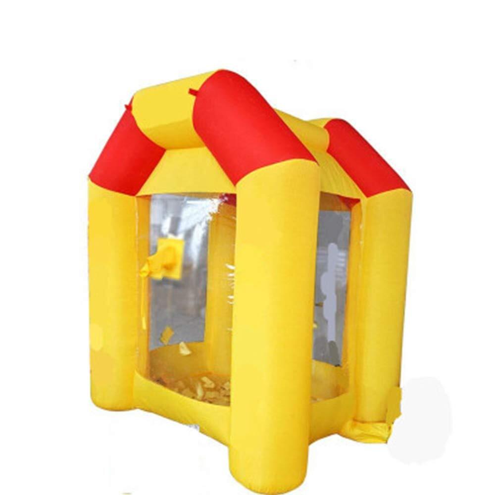 7.2ft/2.2M Inflatable Cash Cube Money Grab Machine Cash Booth New