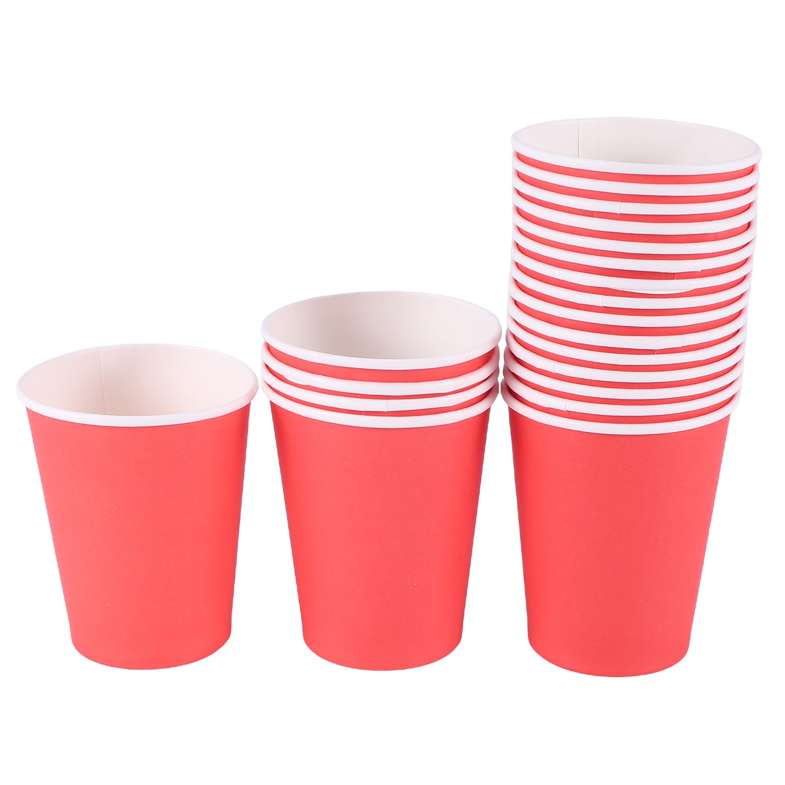 20 Cups (9oz) – Plain Solid Colours Birthday Catering F9L4