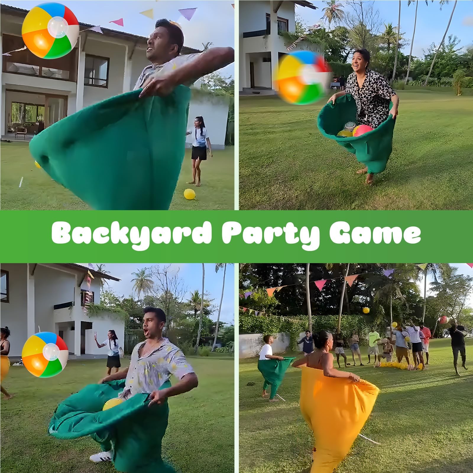 Granny Pants Outdoor Game, 4Pcs Granny Pants Yard Game for Adults and Kids, G…