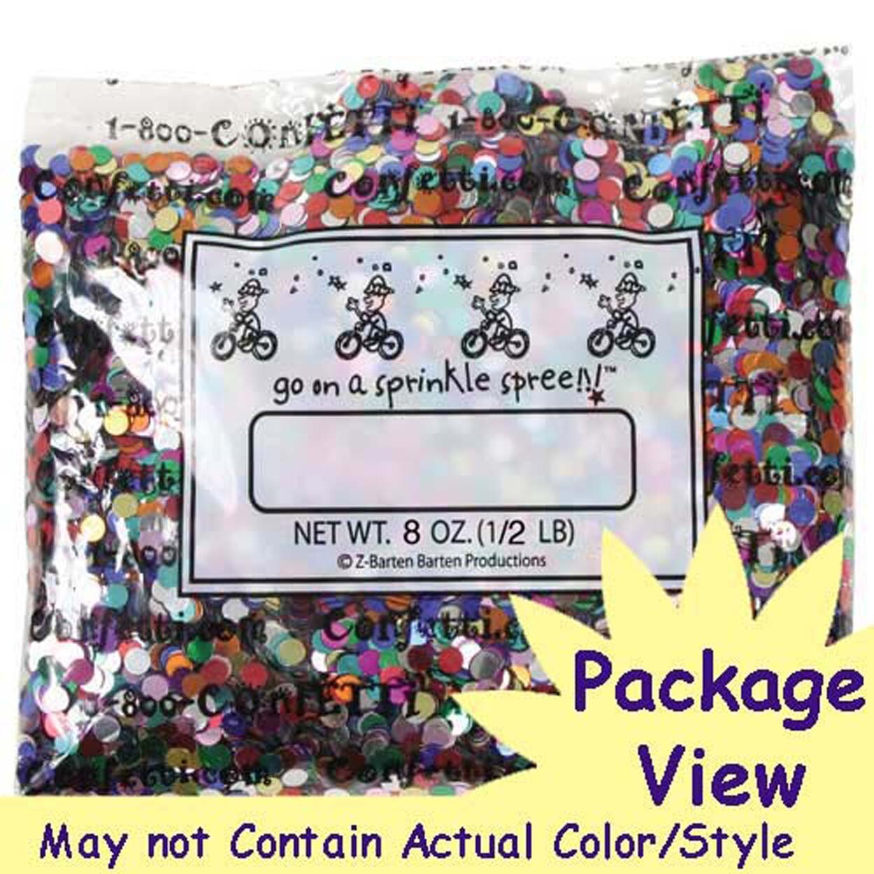 Confetti Marijuana Leaf 3/8″ Green – Retail Pack #9713 1/2 Bag