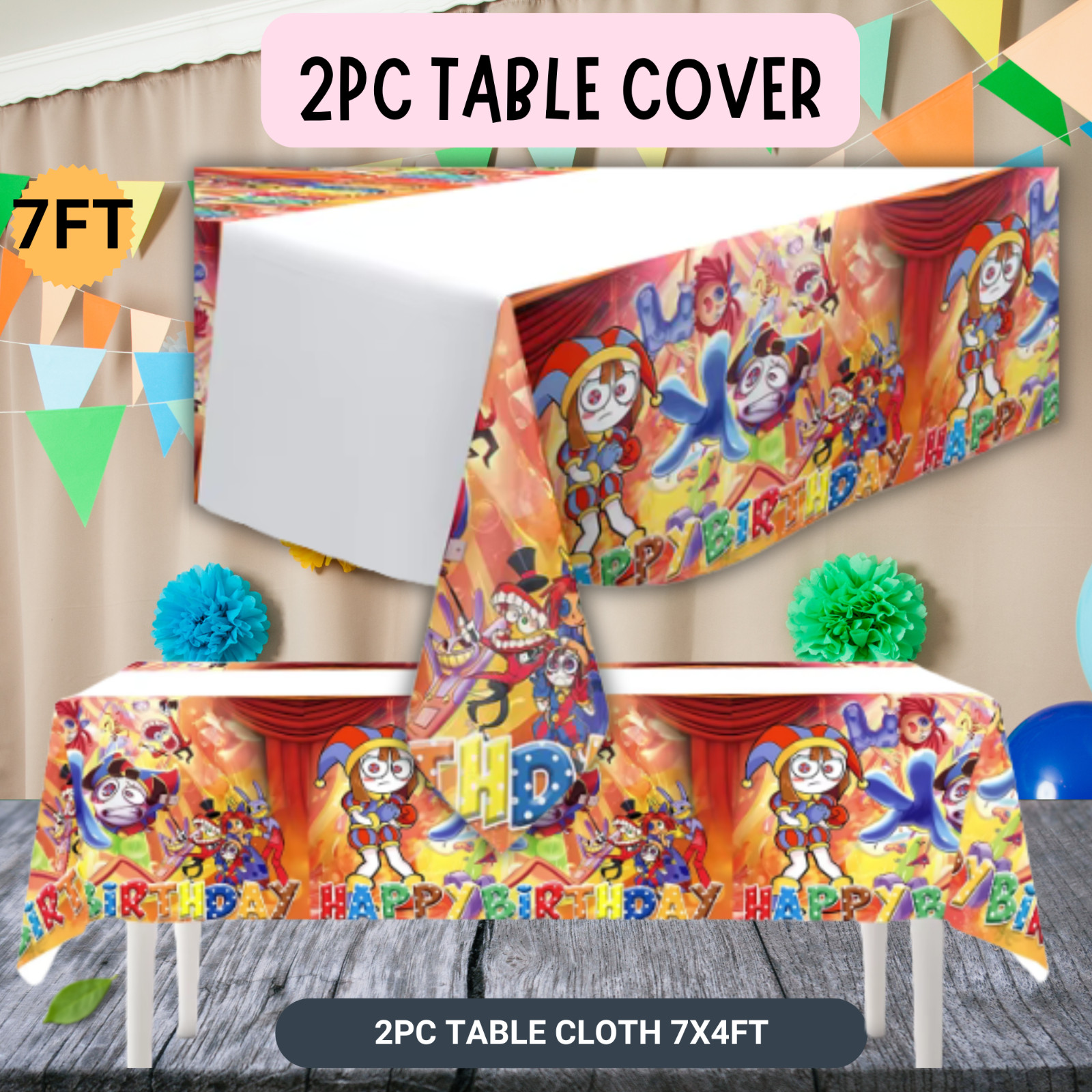 Amazing Circus Tablewave Party Supplies happy birthday centerpiece decoration