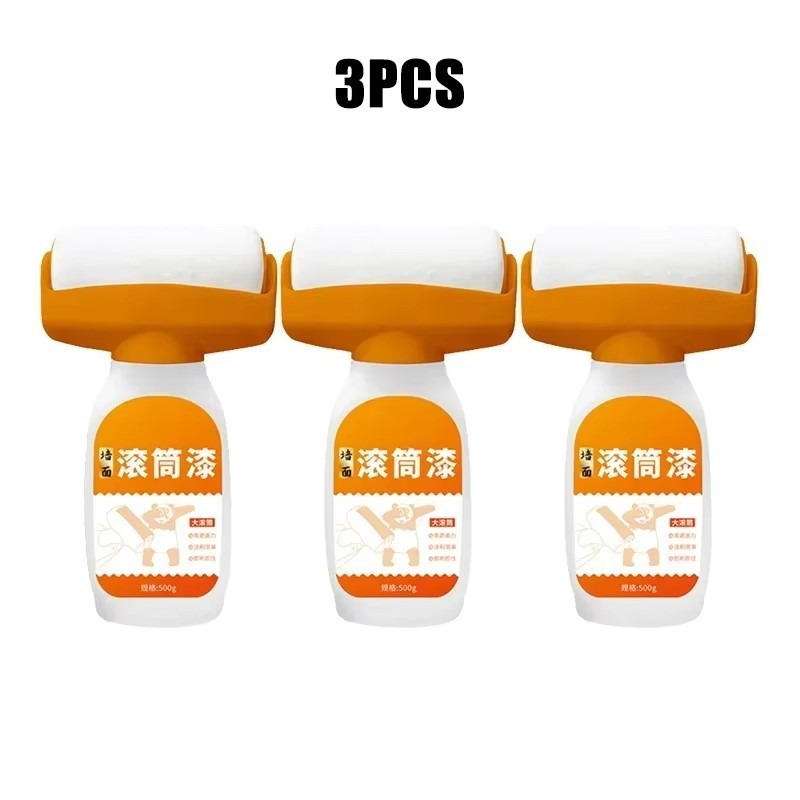 Wall Repair Paint Roller Water Based White Touch Up Paint for Interior Walls500g