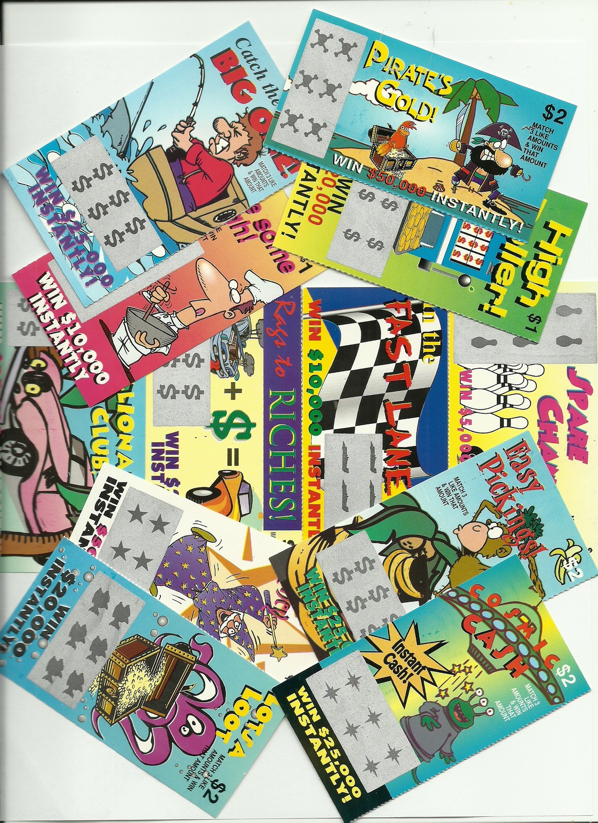 24 FaKe GaG JoKe PrAnK LoTTo LoTTeRy TiCkEtS Special Price $7.79 *FREE Shipping