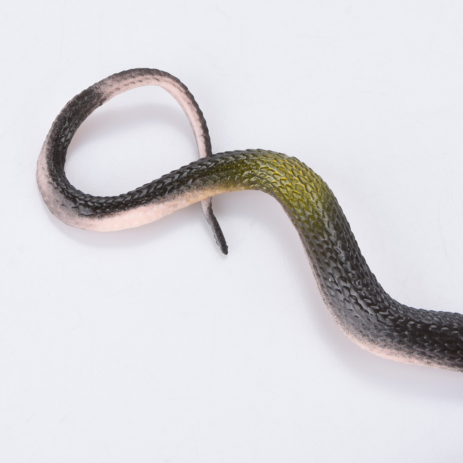 40CM Brown Rubber Toy Fake Snake Safari Garden Prop Joke Prank Halloween Gift