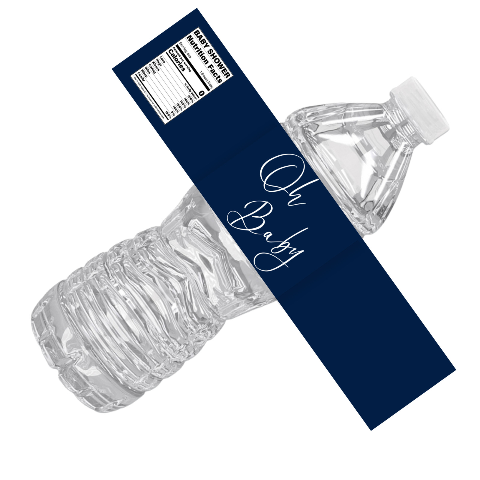 Oh Baby Baby Shower | Water Bottle Labels | Personalized Party Decor | Custom Ba