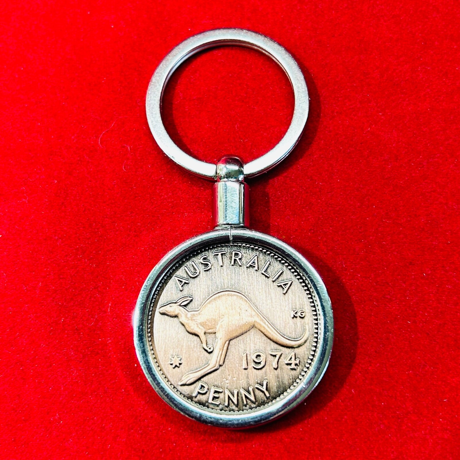 21st Birthday Anniversary Gift Present 2003 Australian Penny Keyring Key ring