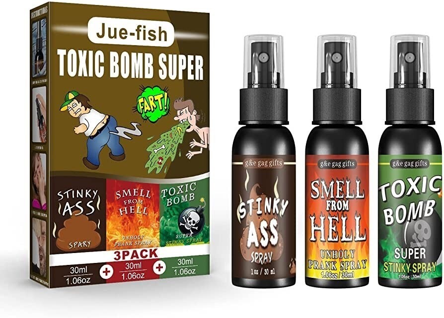Liquid Fart Spray Stink Bomb Smelly Ass Toxic Bomb Crap Gag Prank Joke