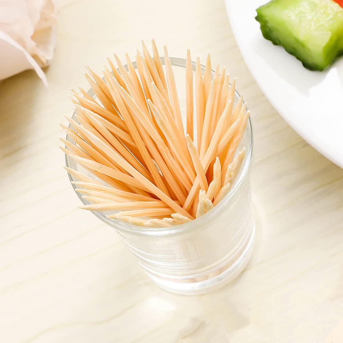 Toothpicks 3000 Count, Bamboo Tooth Picks Wooden, Round Toothpicks Wood, Doub…