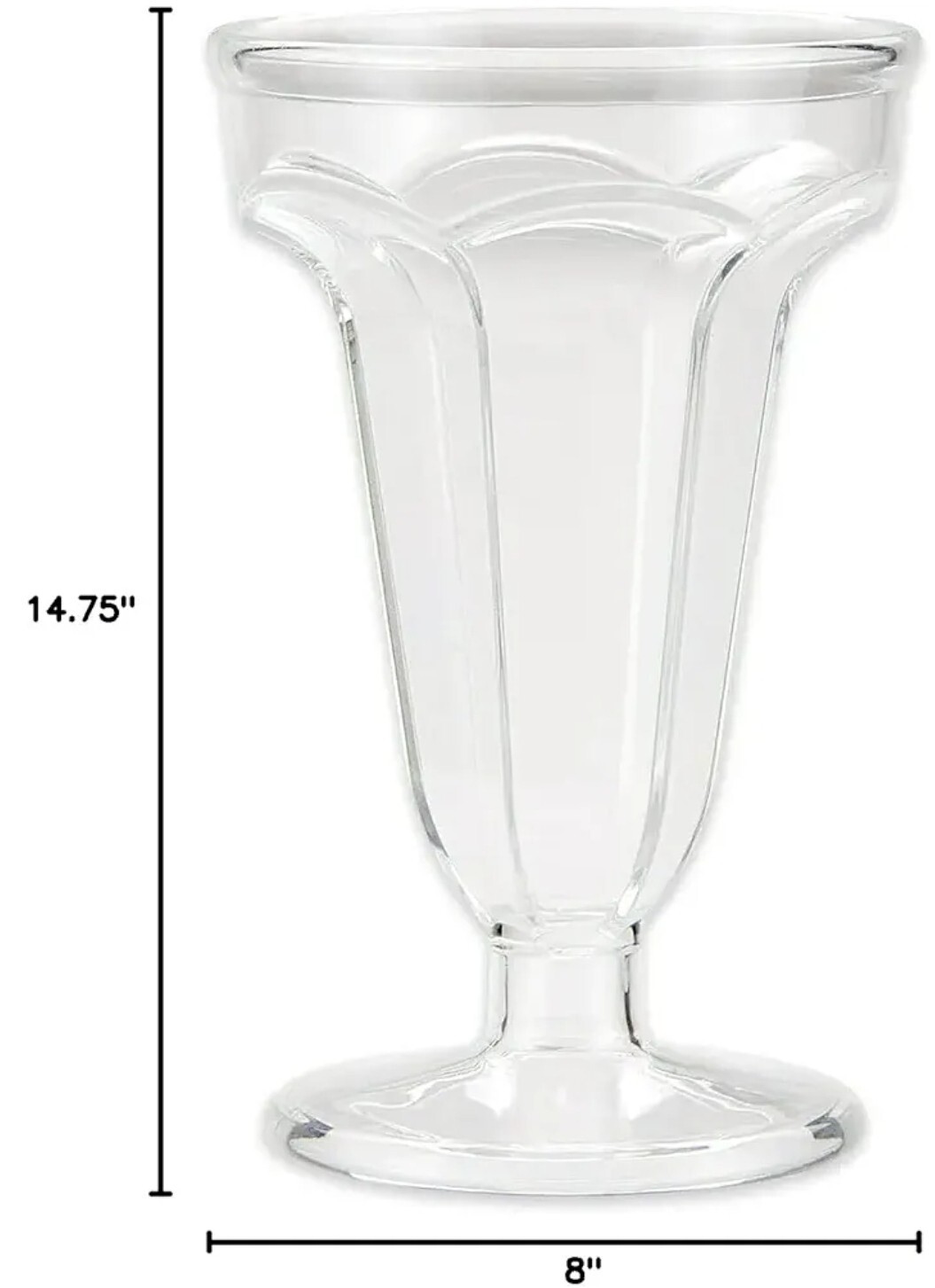 G.E.T. ICM-24-CL BPA-Free Plastic Classic Ice Cream Sundae Cups 5oz – 12pk – P16