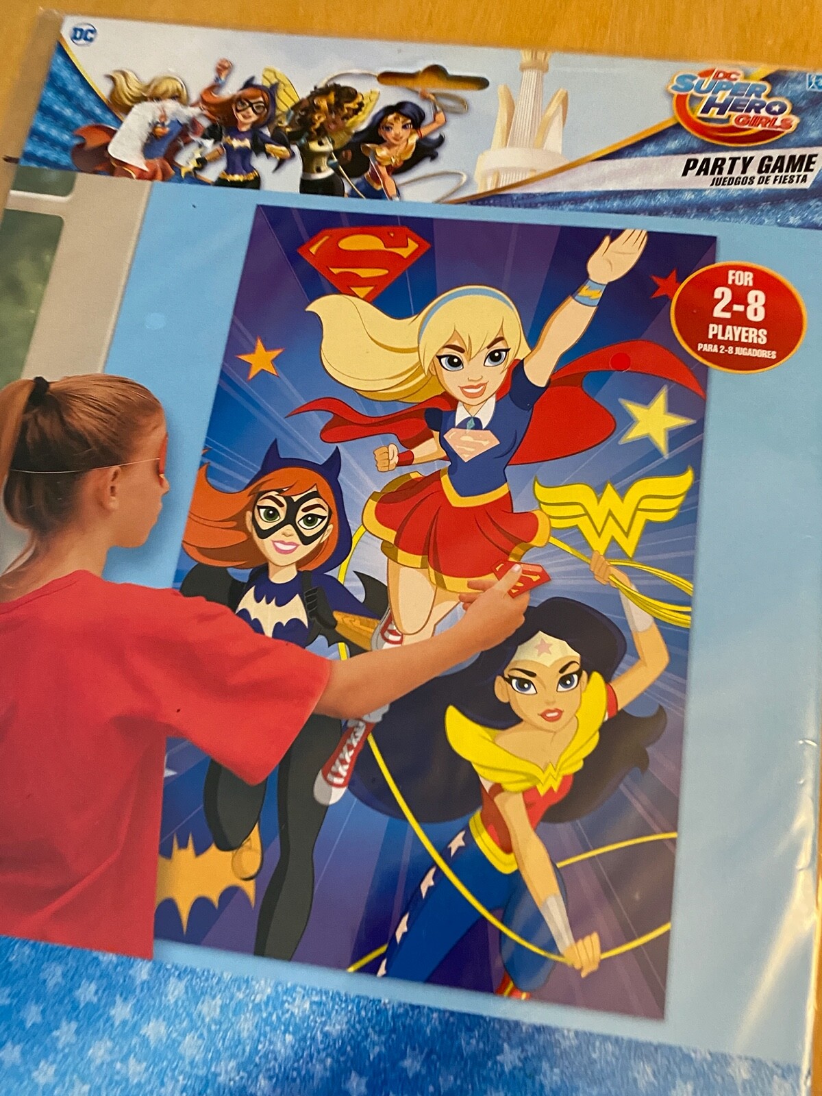 DC MARVEL SUPER HERO GIRLS BLOWOUTS PARTY FAVORS AND GAMES SET OF 2 EACH