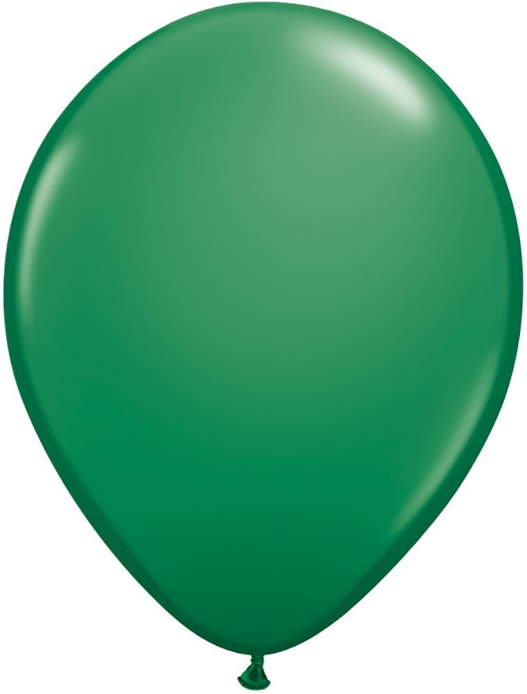 Team Helmet Football Party 17pc Football Balloon Pack, Dark Green Black White
