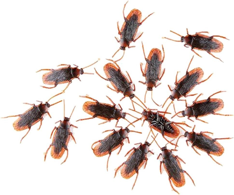 Ultimate Pack of 50 Fake Cockroaches – Perfect for Halloween and Pranks