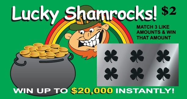 Fake Lottery Tickets 6 Assorted Designs Free Shipping GAG GIFT PRANK