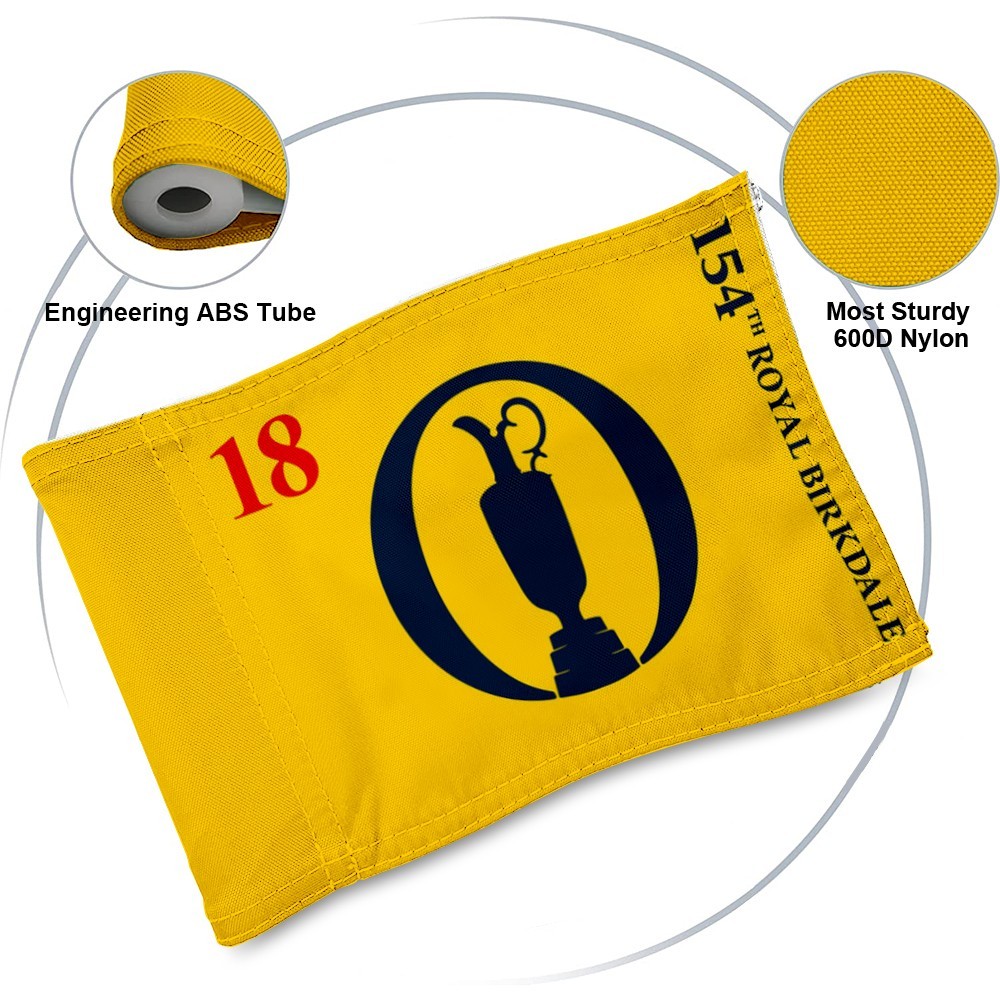 2026 Britsh The Open Championship Golf Pin PGA Regulation Tube Flag 8x6Inch