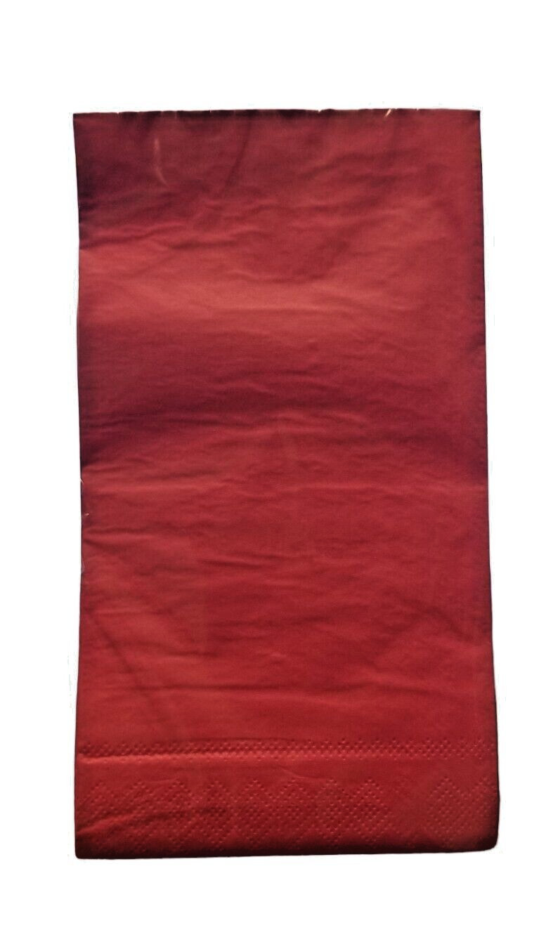 Party Napkins Solid Red Any Occasion 18 Count Pack 2-Ply 13″X 15.7″ Size Paper