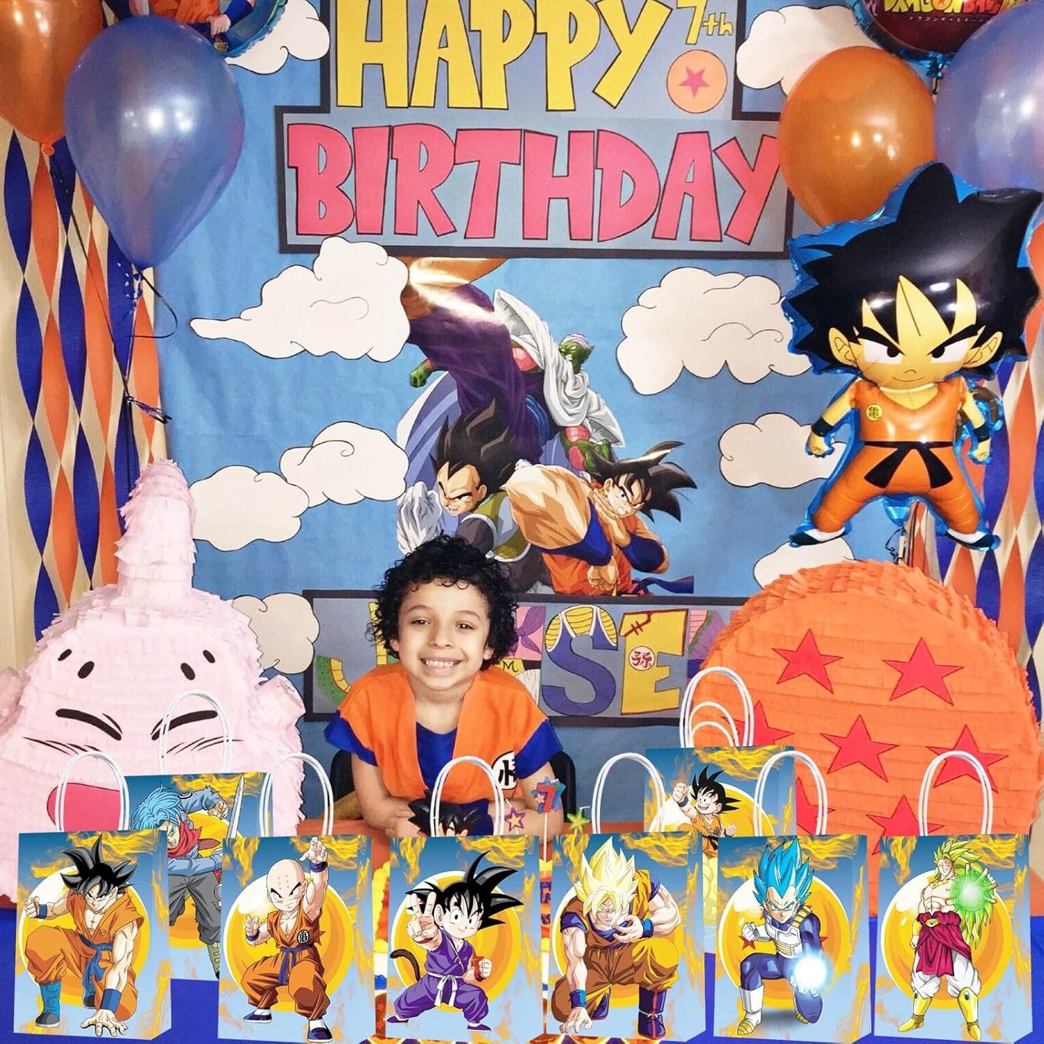 Dragon Ball z Party Supply kit With Add-ons