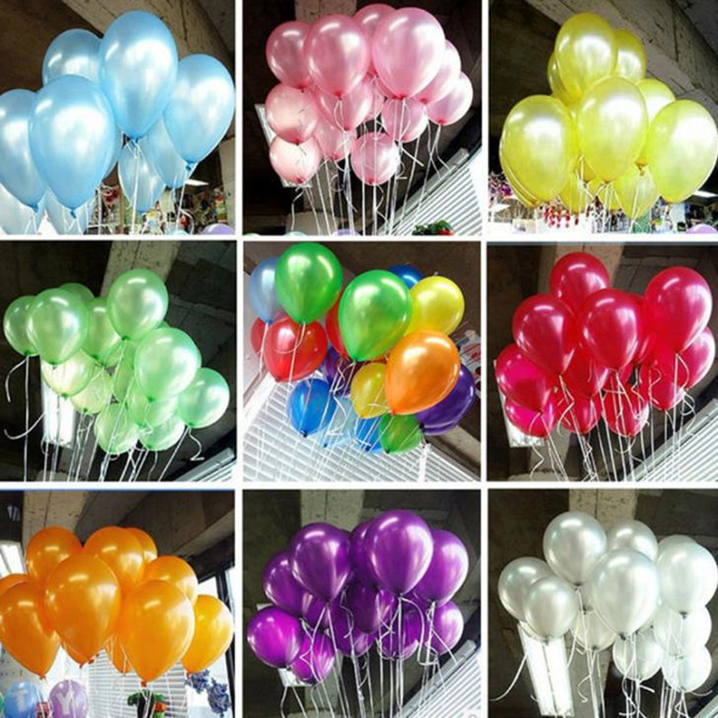 20x 12 inch Pearl Latex Colorful Thick Durable Wedding Party Birthday Balloons