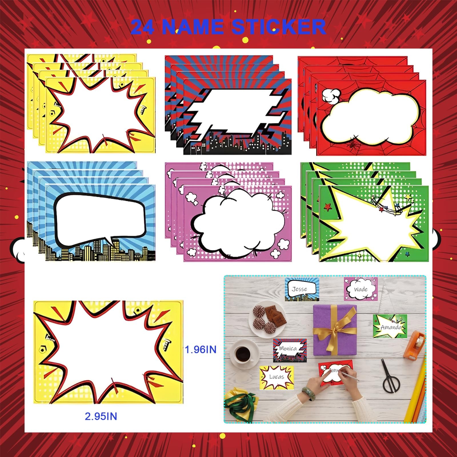 Apz 196 Pcs Hero Party Supplies Favors Include 24 Pack Spiral Notepads