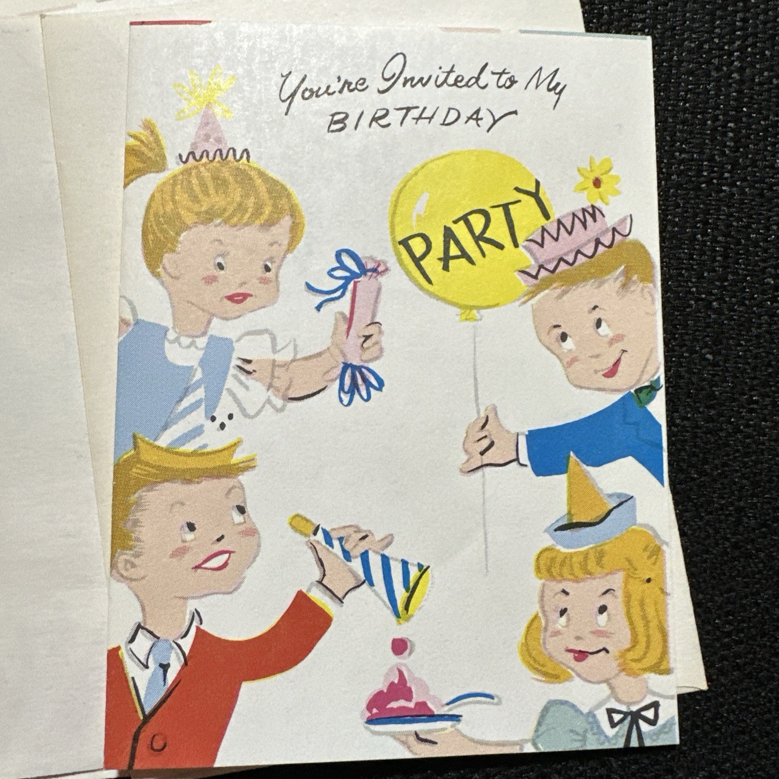 NOS Vintage Retro 1970’s Child’s Birthday Party Plates, Loot Bag Toys & More