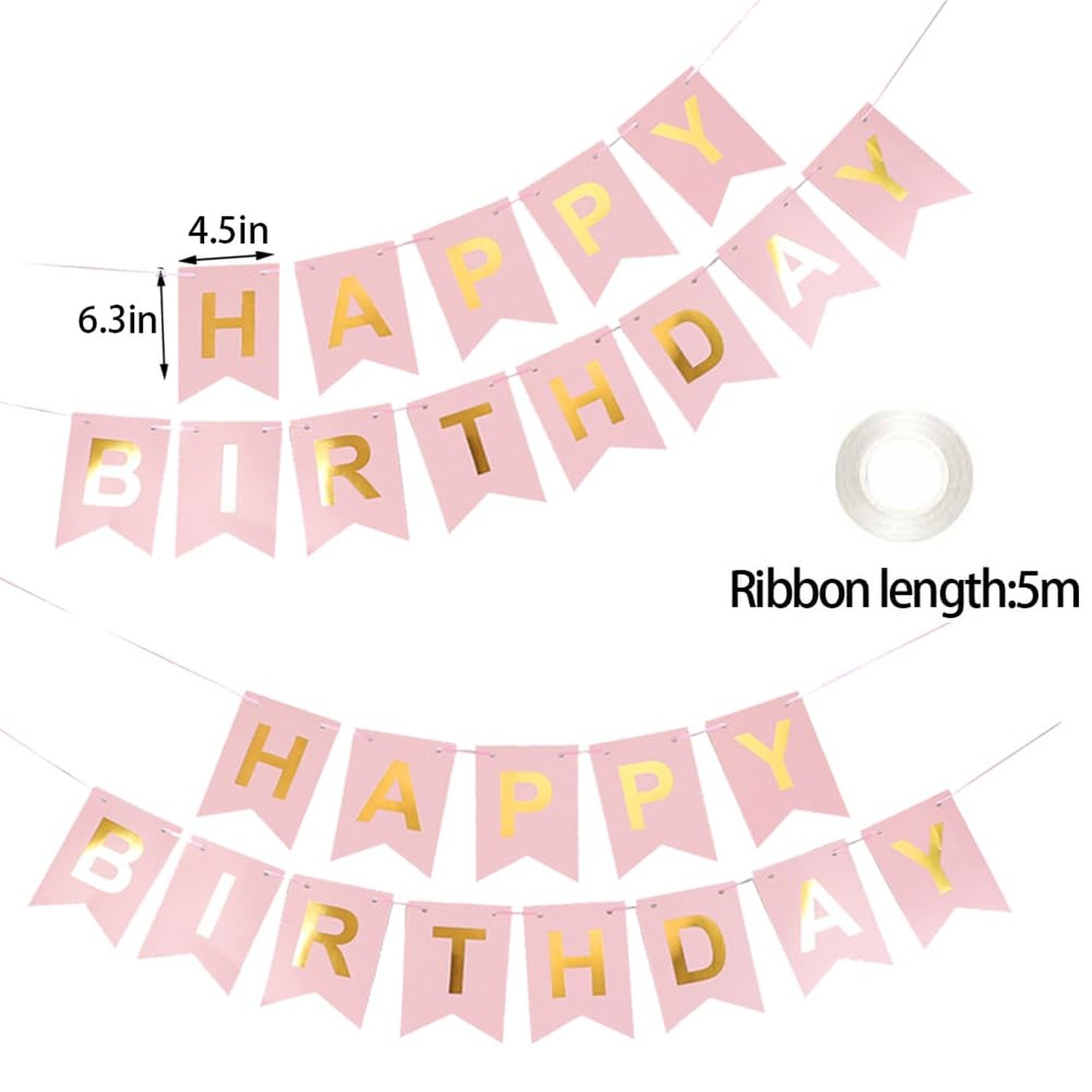 Pink and Orange Birthday Party Decorations, Hot Pink Party Decorations for Wo…