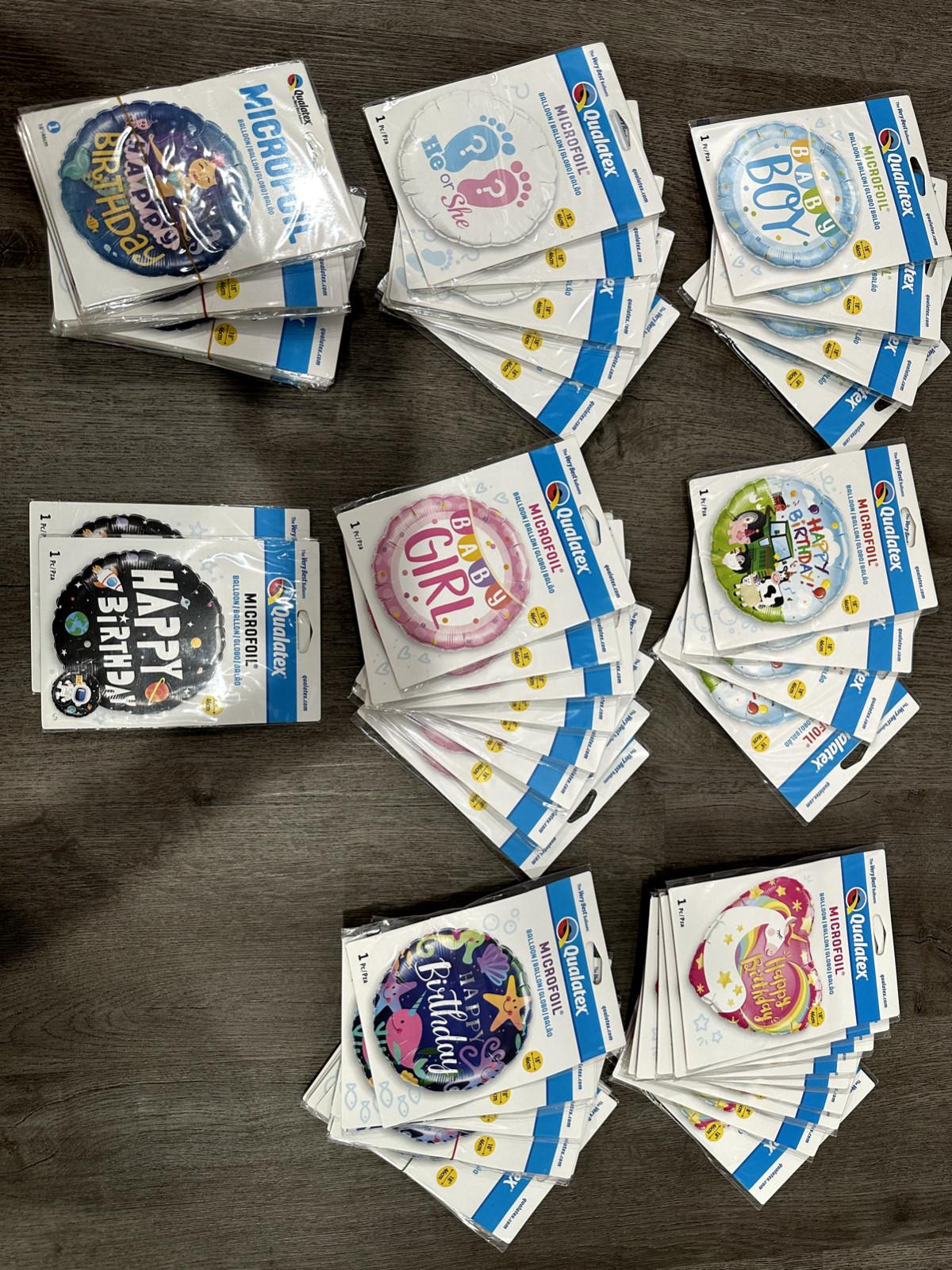 Bulk Sales, 18” Qualatex Brand New Foil Balloons, Birthday Party, Baby Shower
