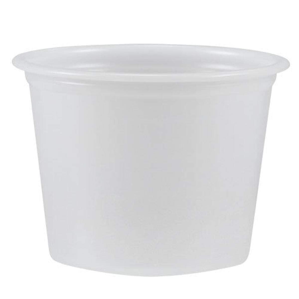 4 oz Portion Cups with Lids Clear Plastic Souffle Sauce Containers BPA Free