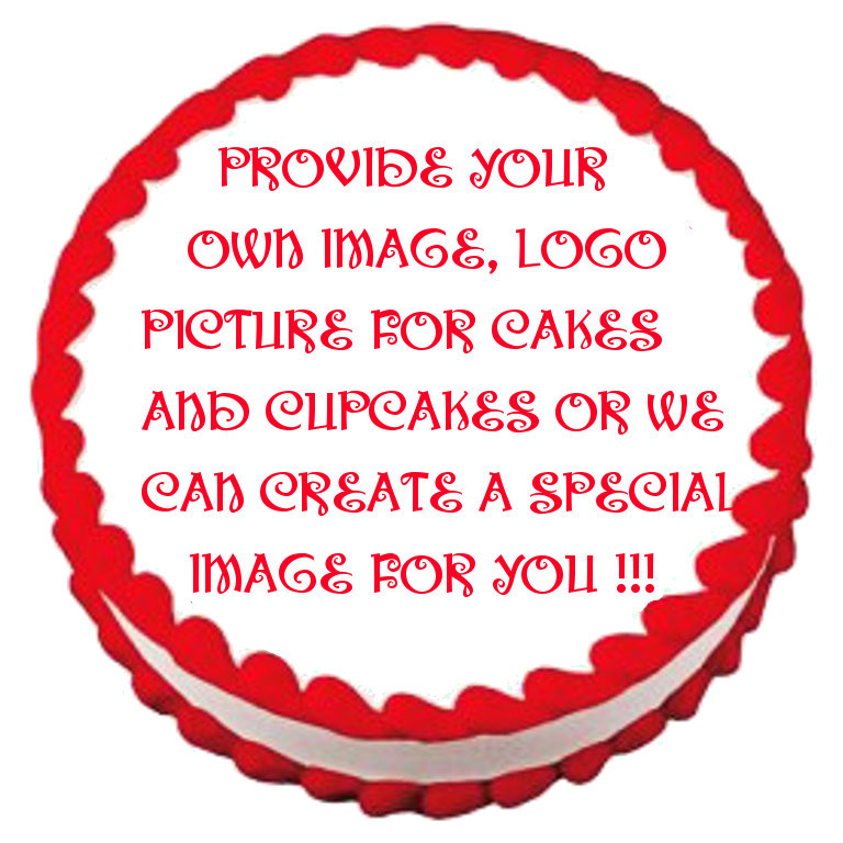 CUSTOM YOUR IMAGE PHOTO Edible cake topper decoration
