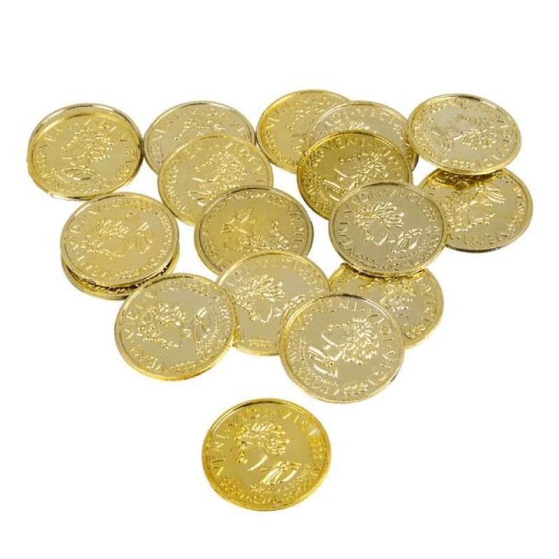 Gold Coins – Bag of 144 plastic pieces