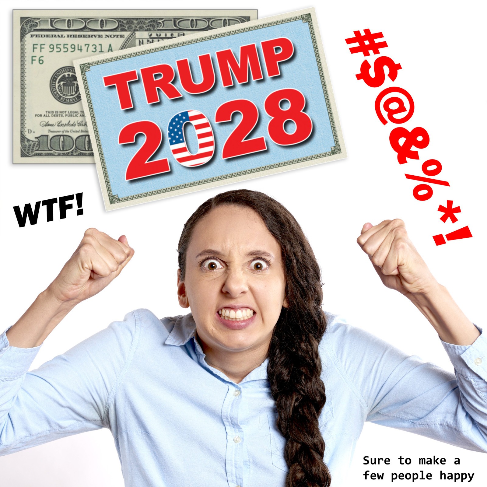 50 Pack Trump 2028 Fake Prank 100 Dollar Bills Money! Troll Everyone Today!