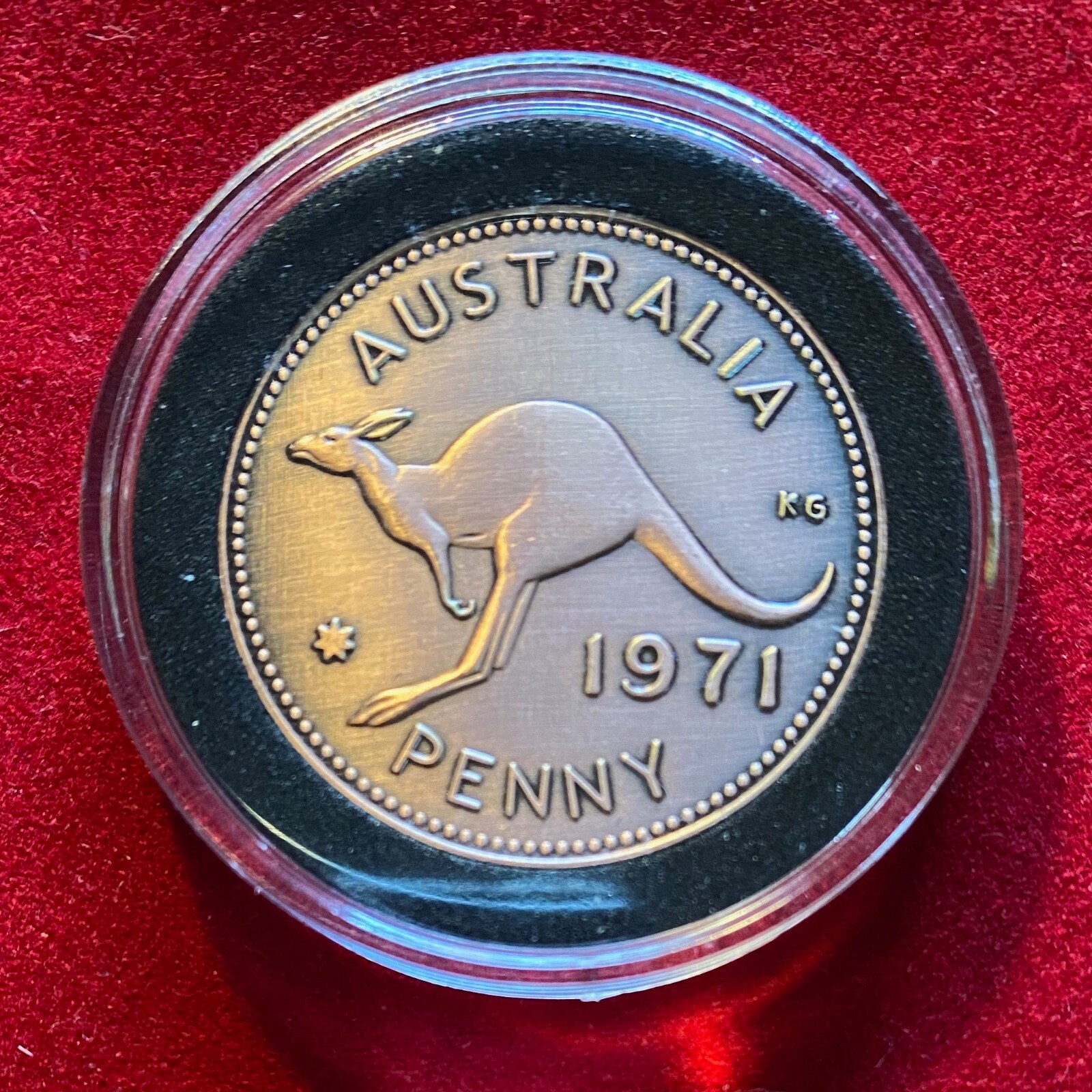 70th Birthday Gift Present 1954 Australian Replica Penny in a Capsule