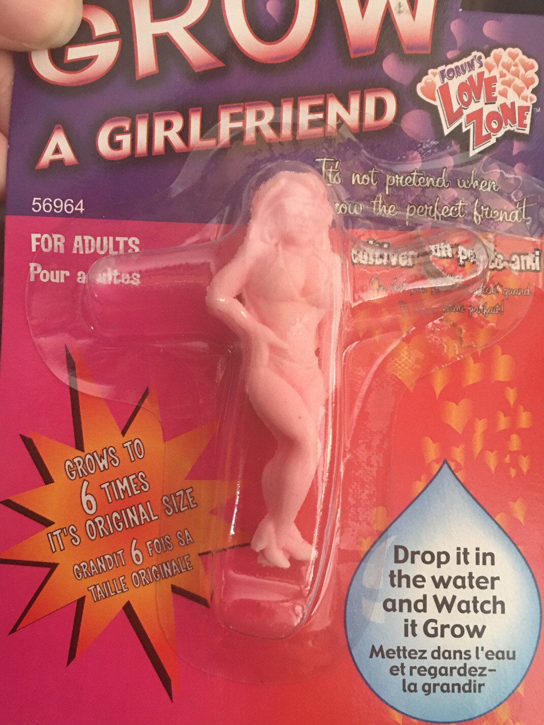 Grow A Girlfriend – Grows 600% in water funny – GaG Joke Novelty