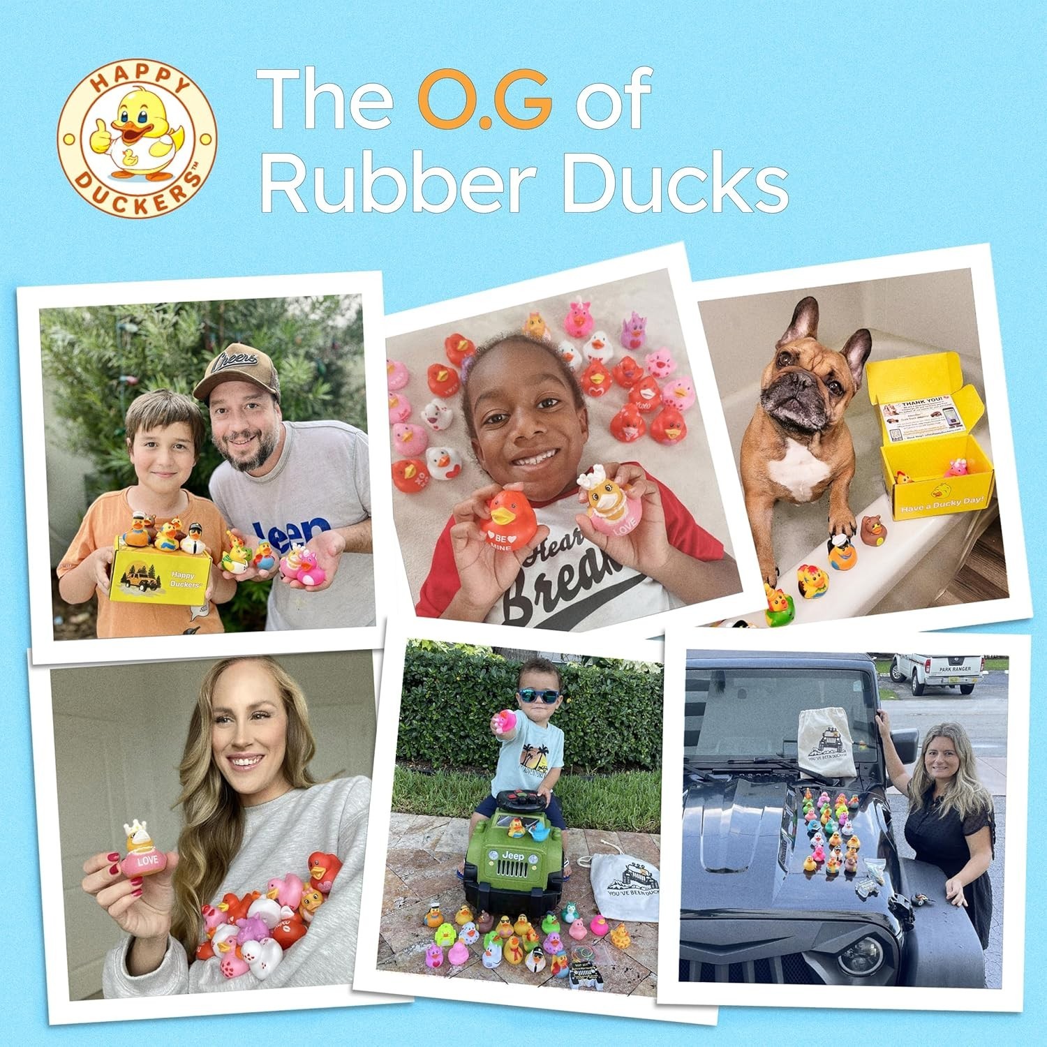 25 PCS Jeep Rubber Ducks in Bulk Assorted Duckies for Ducking Cruise Ducks