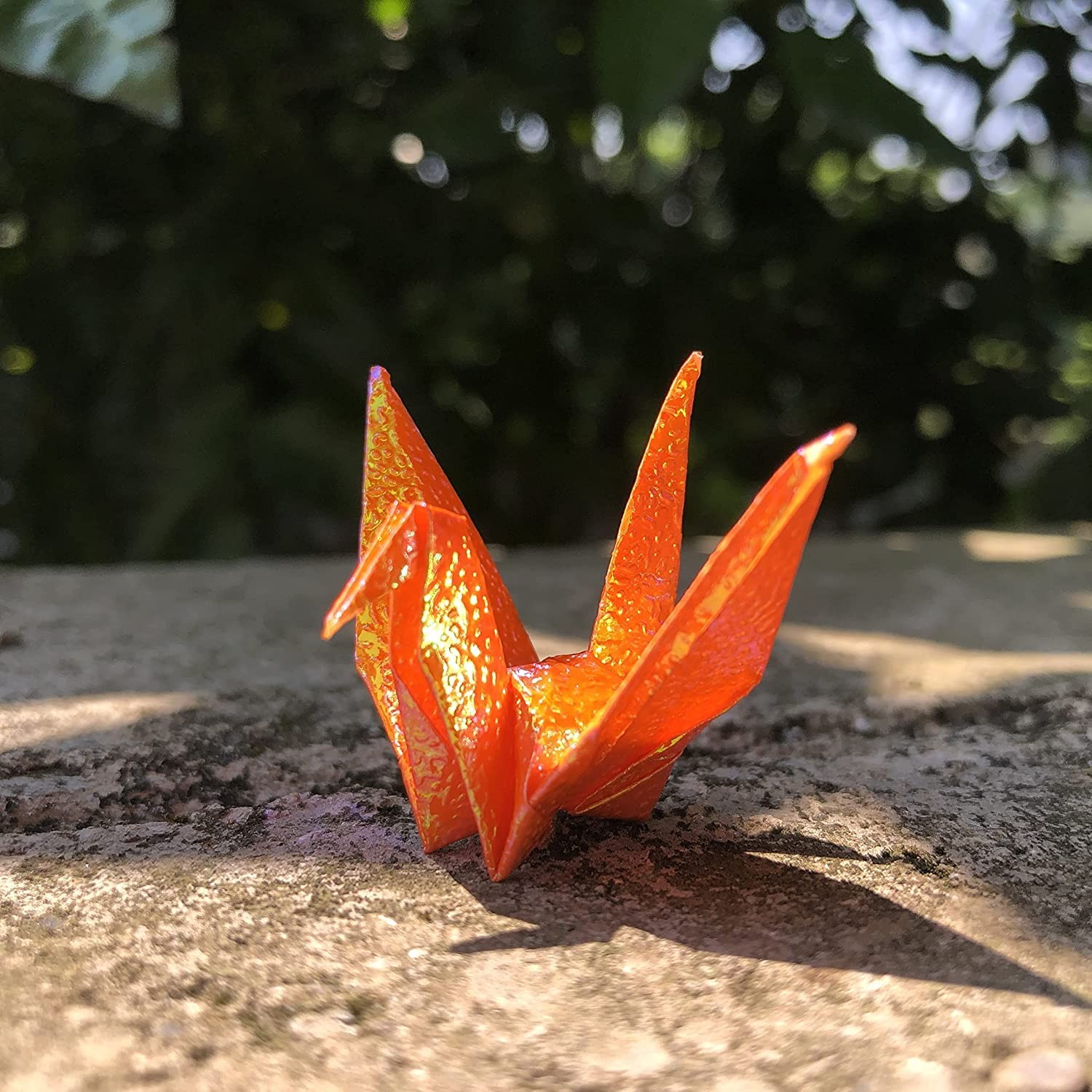 100Pcs Iridescent Premade Origami Birds Cranes Folded 1000 Japanese Cranes Mo…