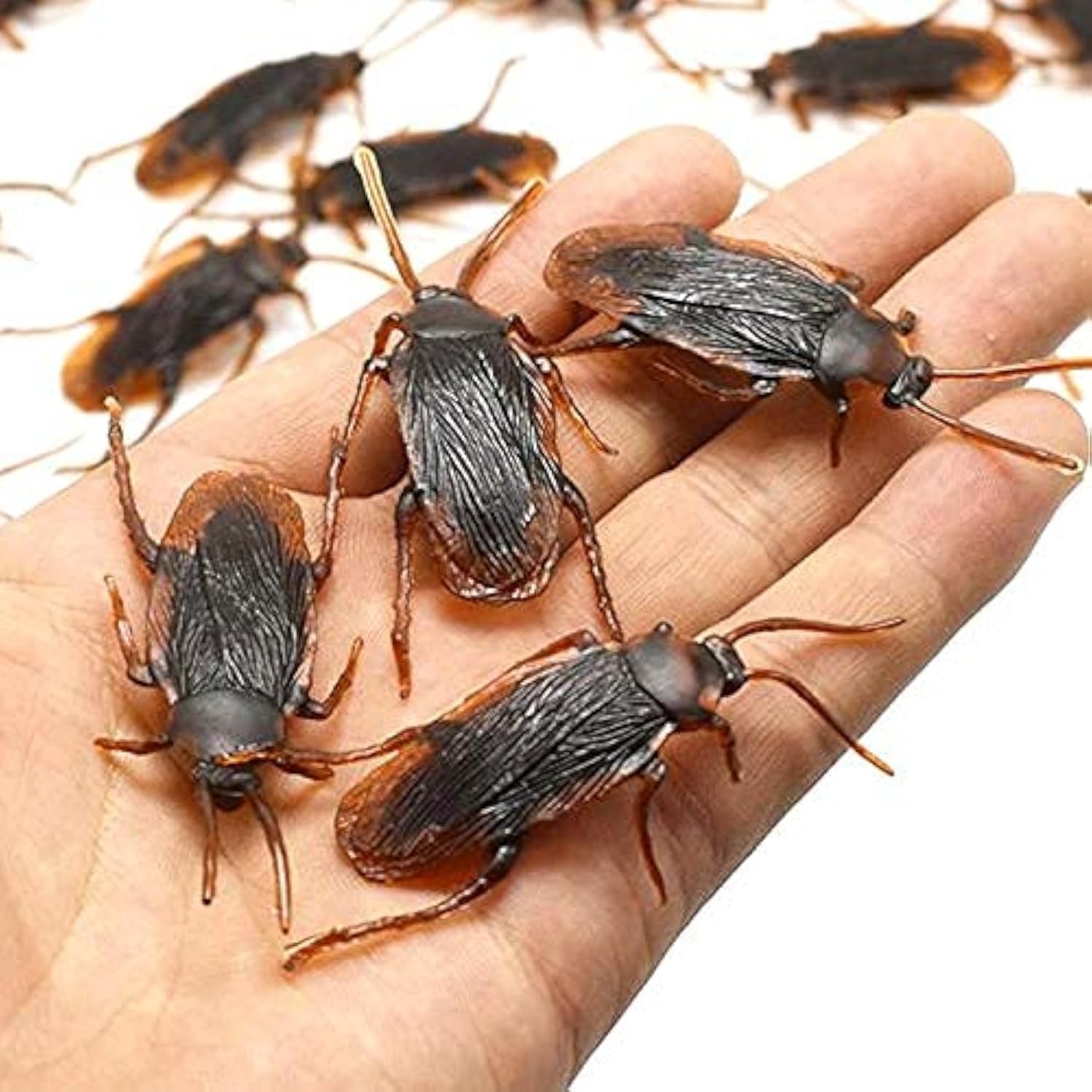 Prank Fake Roaches, Favorite Trick Joke Toys Look Real, Scary Insects Realistic