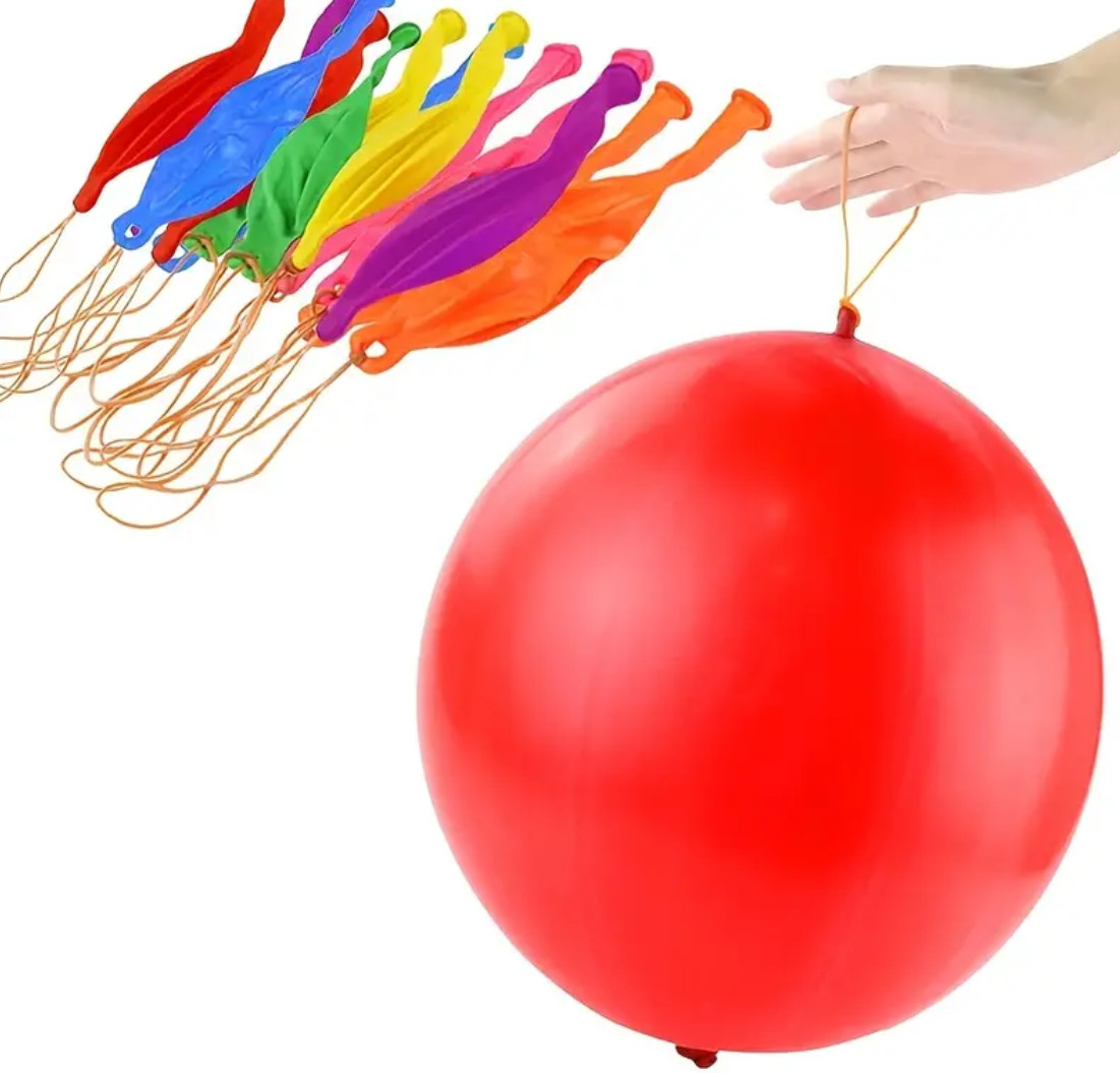50 pcs Punch Balloons Balls Party Gift Favor Bag Kids Games Birthday Balloon 18″