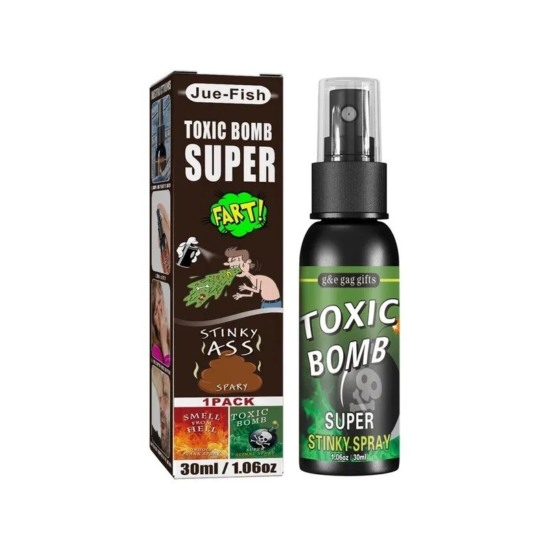 30ML Novelty Liquid Fart Gag Prank Joke Spray Can Stink Bomb Smelly Stinky
